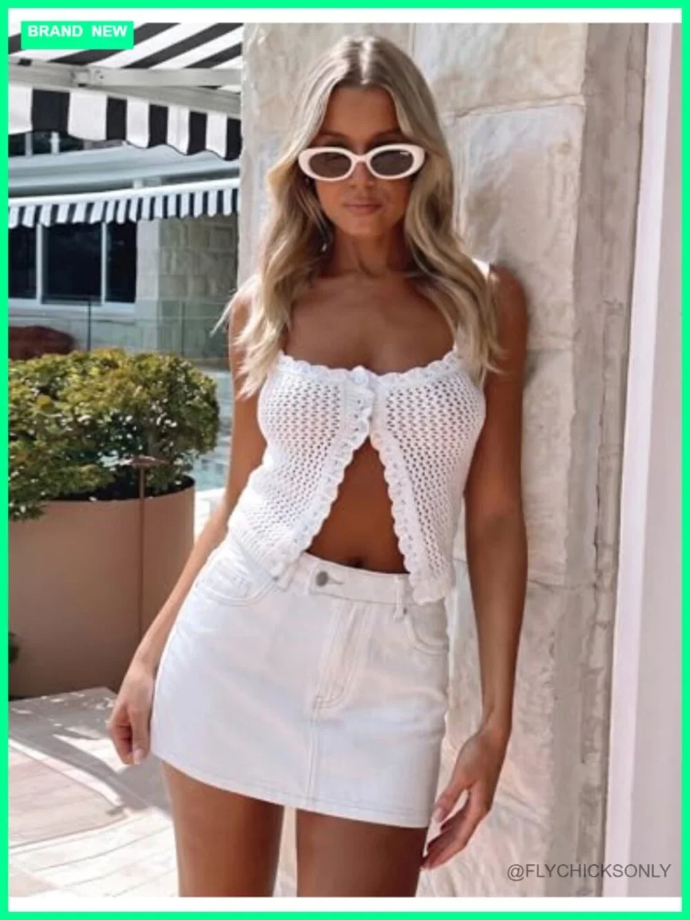 Low Rise Denim Mini Skort with Shorts Underneath Y2K Bodycon Skirt